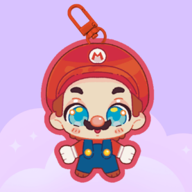 Red Plumber Keychain